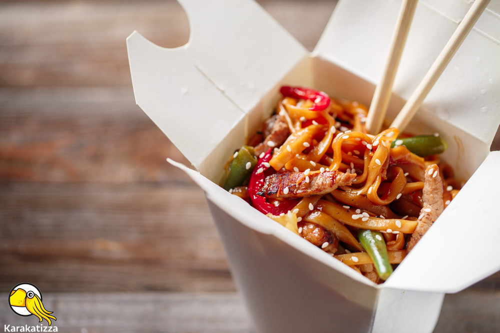 Азиатская вок еда в коробочках - онлайн-ресторан Karakatizza